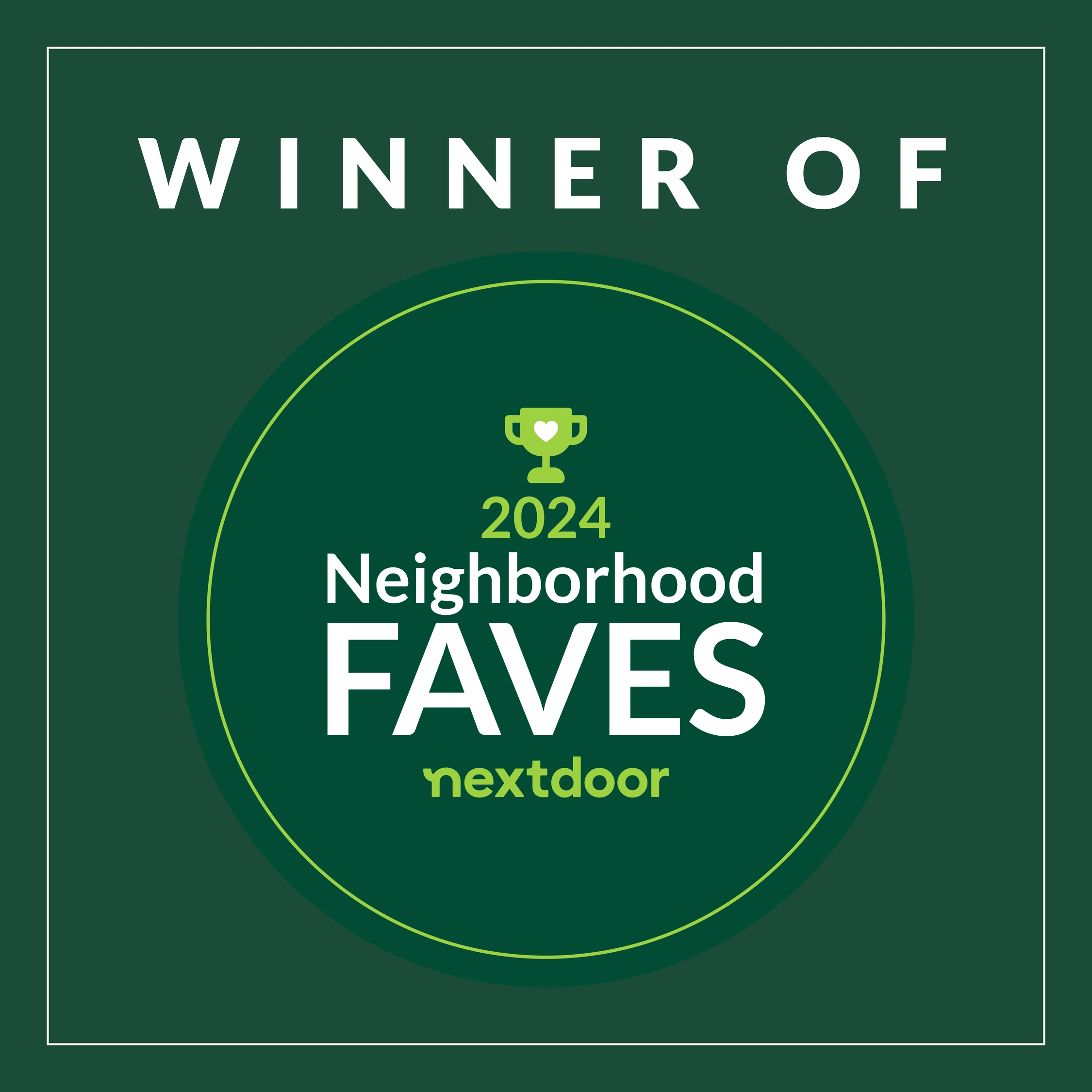 Nextdoor Neighborhood Faves 2024